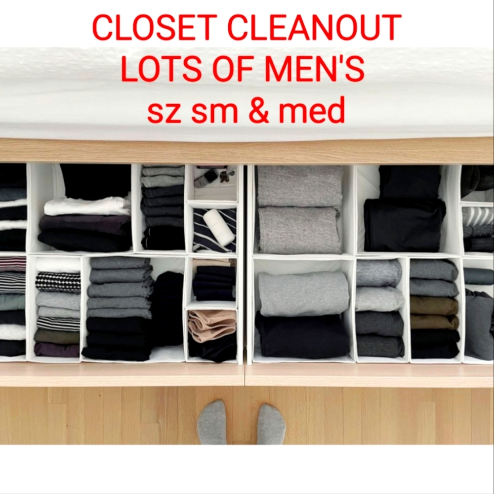 NEW LISTINGS! MEN'S CLOTHES!